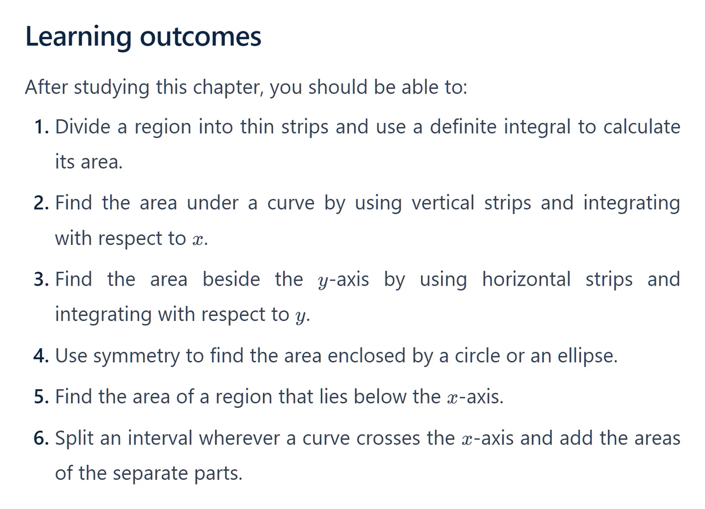 BluePrint Notes for CUET Maths, Applications of Integrals: what you will learn